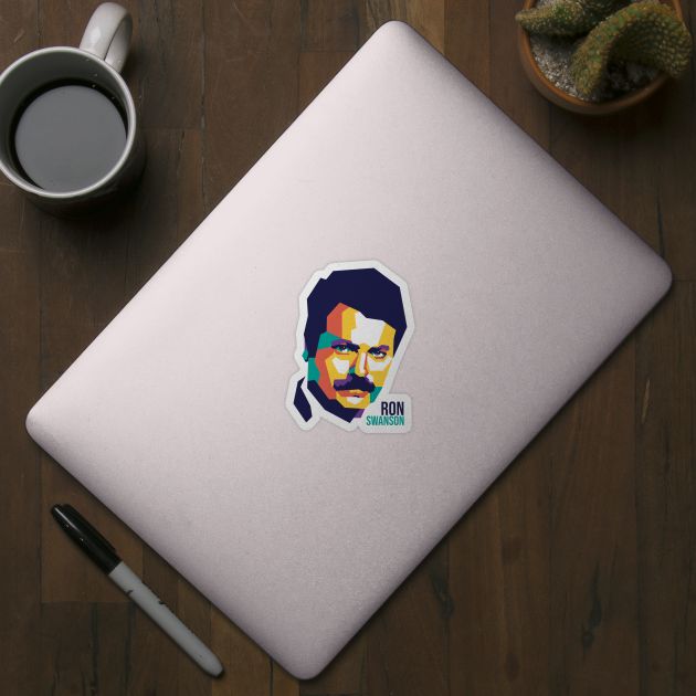 Ron Swanson On WPAP by pentaShop